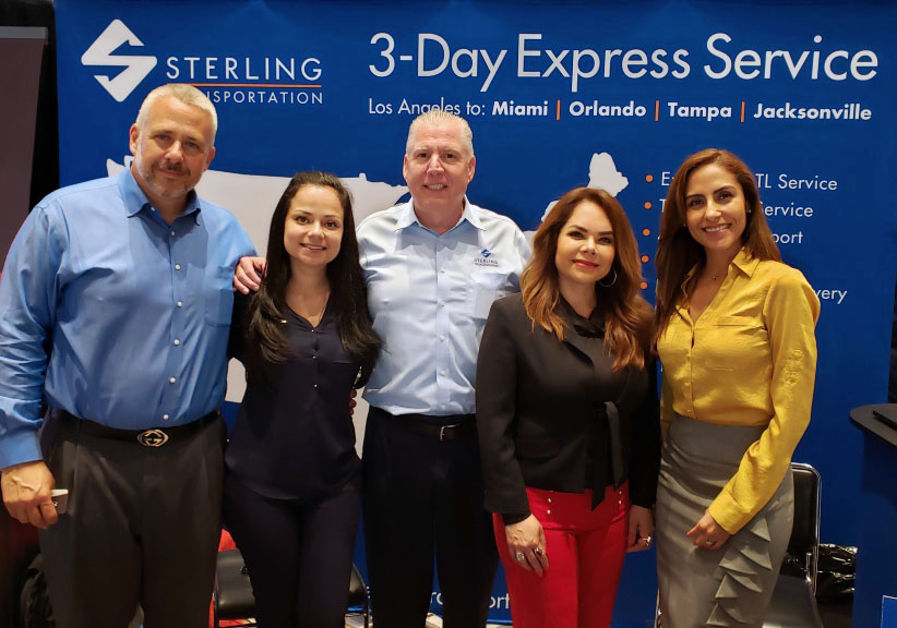 Sterling Transportation group shot at CNS 2019