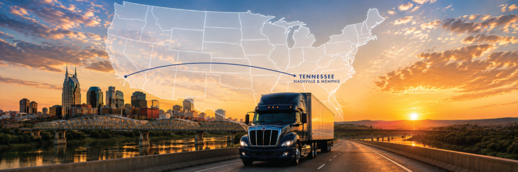 truck on tennessee highway