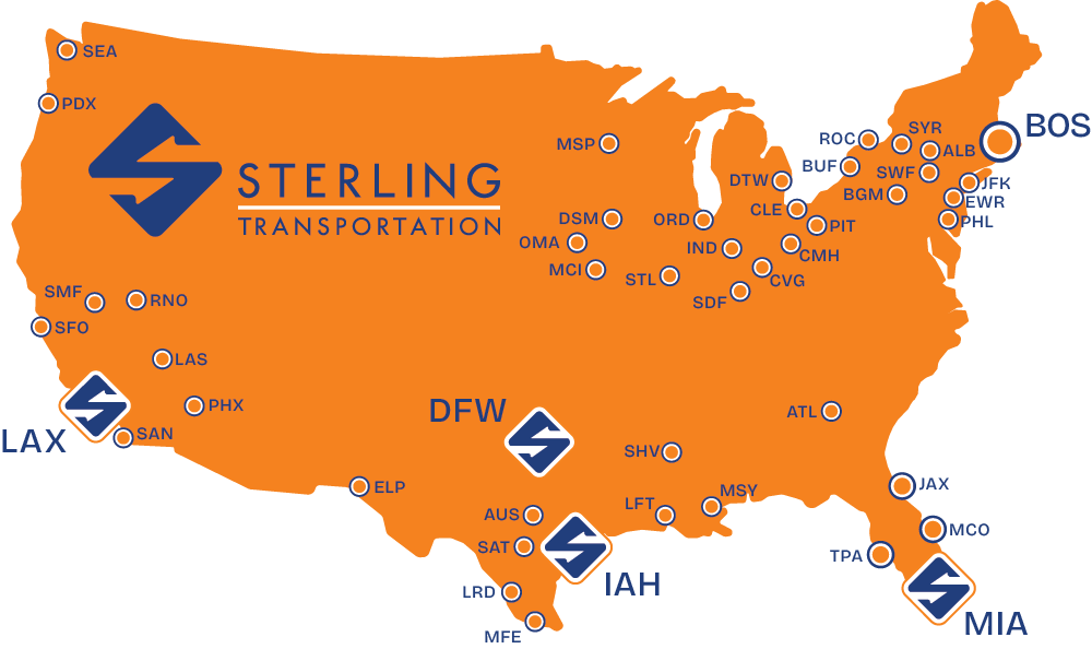 sterling trucking lanes from Boston