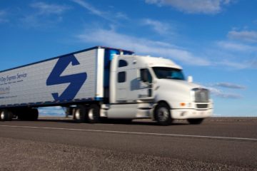 Sterling Transportation Semi in action