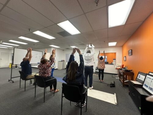 Sterling Wellness Chair Yoga LAX #2