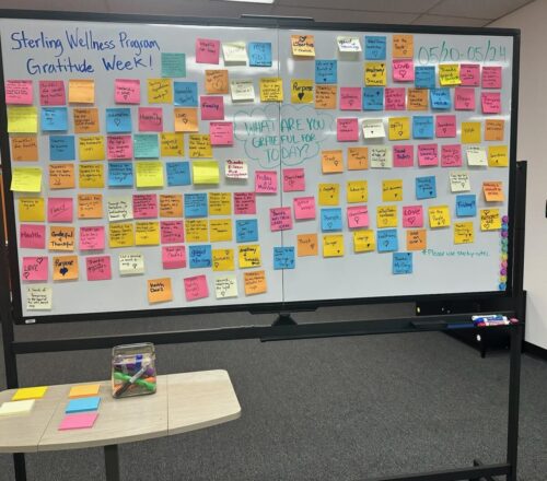 Sterling Wellness Gratitude Board LAX