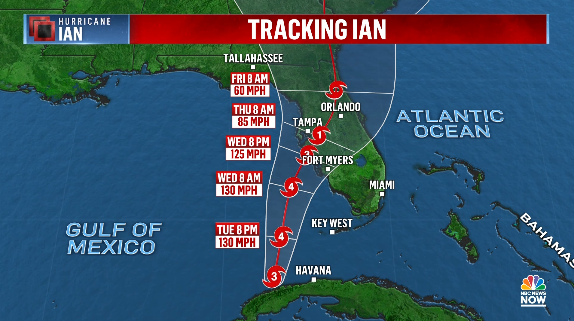 florida hurricane map